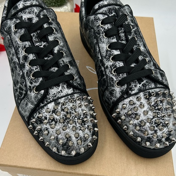 Other - Men's Christian Louboutin, Louis Jr, orloto storm print Leather sneakers size 45